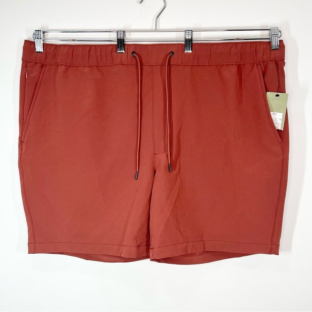 NWT Goodfellow & Co Tech Jogger Shorts Rust XXL